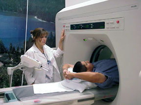 CT scan machine