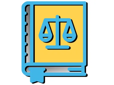 Student Code of Conduct graphic of rule book