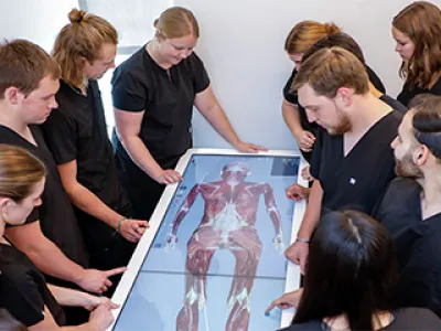 DPT at Student Medical Display Table