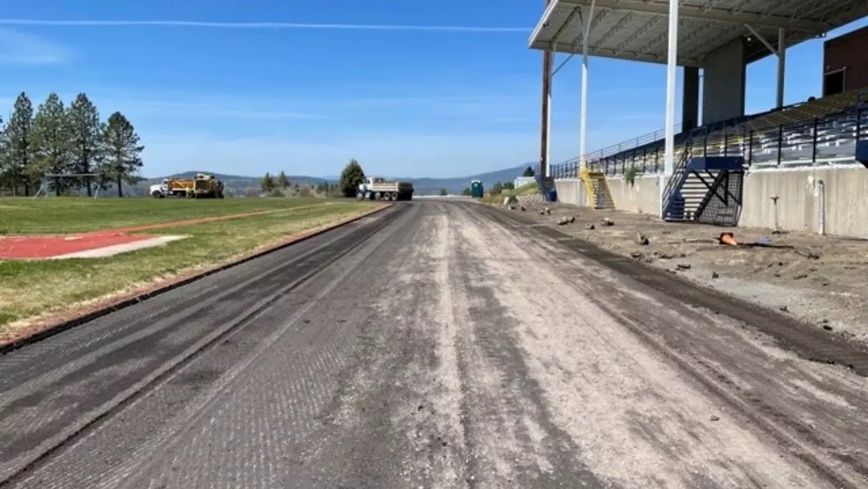 Old OIT Track Removal - lookingWest