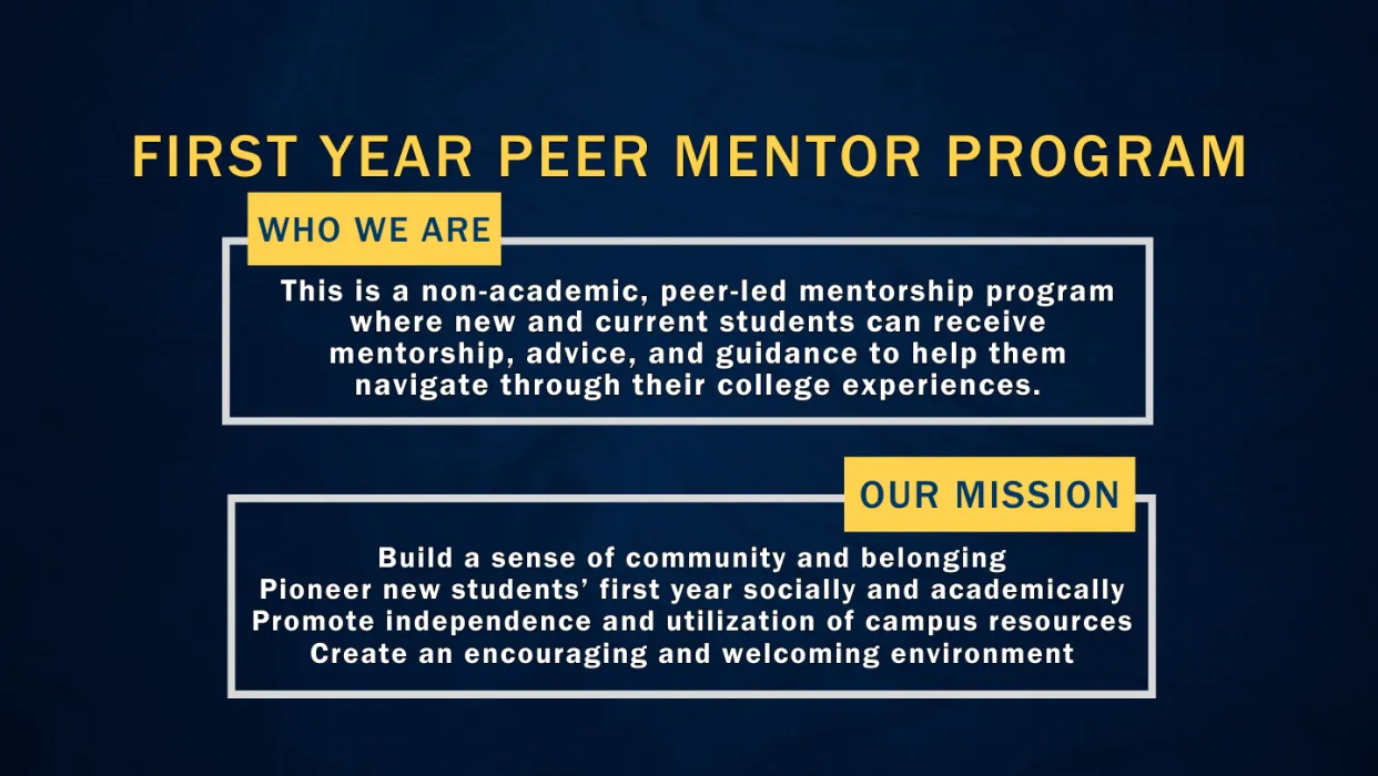 Peer Mentors 2024